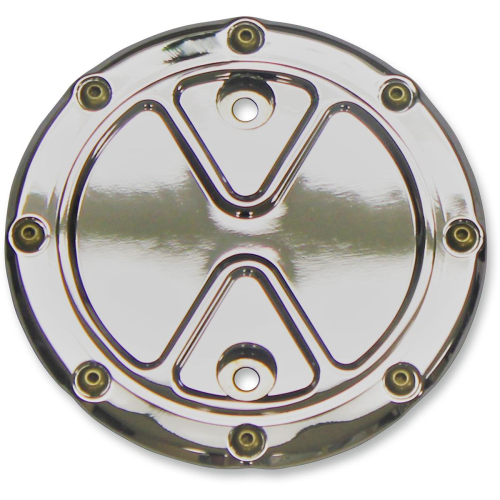 Carl Brouhard Designs - Carl Brouhard Designs Bomber Series Stator Cover - Chrome - BS-SCIS-C