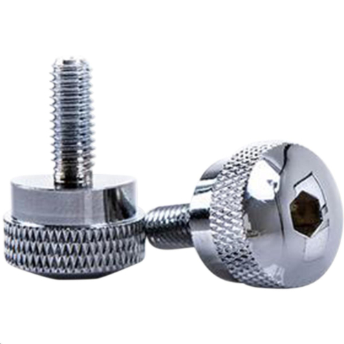British Customs - British Customs Quick-Release Side Cover Screws - Chrome - BC409-001-C