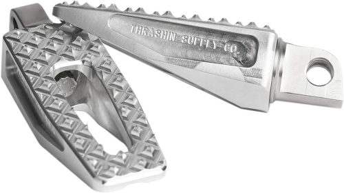 Thrashin Supply Company - Thrashin Supply Company P-54 Slim Footpegs - Raw Aluminum - TSC-2021-0