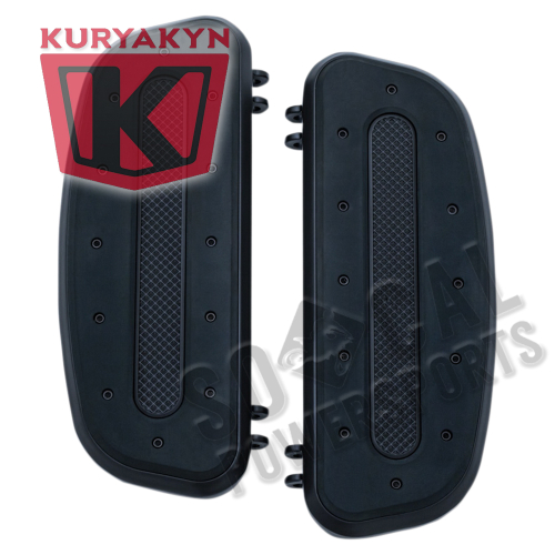 Kuryakyn - Kuryakyn Heavy Industries Driver Floorboards - Black - 7042