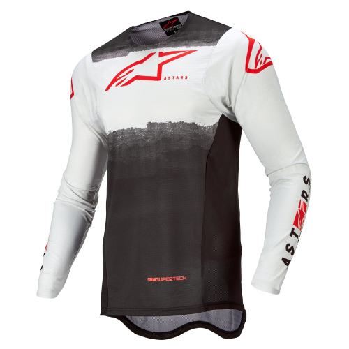 Alpinestars - Alpinestars Supertech Foster Jersey - 3760722-233-M - White/Black/Red Fluo - Medium