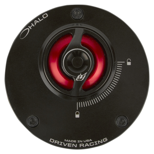Driven Racing - Driven Racing Halo Fuel Cap - Red - DHFC-RD