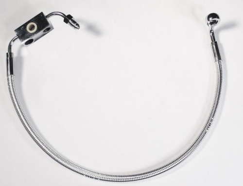 Magnum - Magnum Sterling Chromite II Designer Series ABS Front Lower Brake Line Kit - 10mm,180deg. - 27in. - AS37008