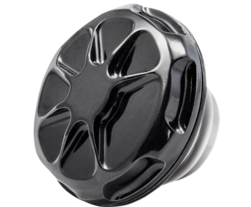 LA Choppers - LA Choppers Fusion Gas Cap - Decadent Black Powdercoat - LA-F320-00B