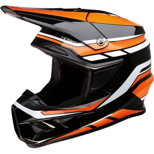 Z1R - Z1R F.I. Flank Helmet - 0110-5711 - Orange/Black/White - Small