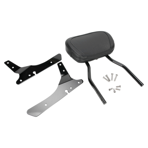 Cobra - Cobra Short Round Sissy Bar - Black Powder-Coated - 602-1253B