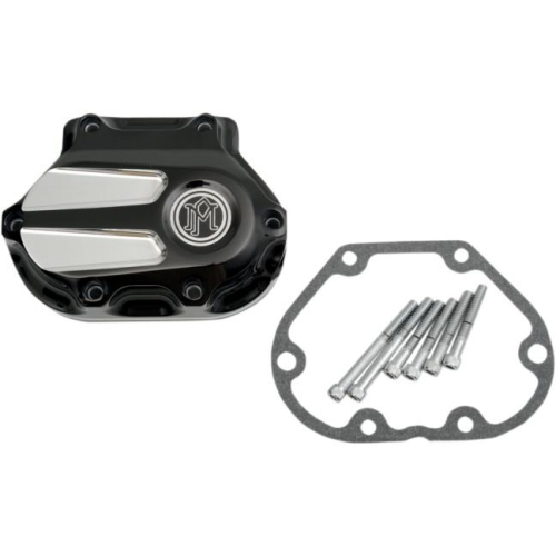Performance Machine - Performance Machine Scallop 5 Speed Cable Transmission Side Cover - Platinum Cut - 0066-2024-BMP