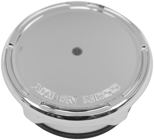 Arlen Ness - Arlen Ness Gas Cap - Slot Track - L.E.D. Gauge - Chrome - 70-305