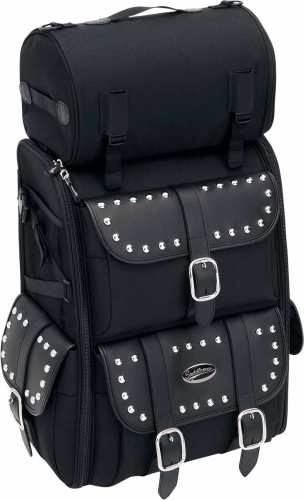 Saddlemen - Saddlemen S3500S Deluxe Sissy Bar Bag with Studs - 3515-0083