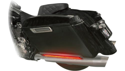 Custom Dynamics - Custom Dynamics Lower Saddlebag Side Marker LED Lights - Smoke Lens/Chrome Housing - CD-SB-SIDE-SC