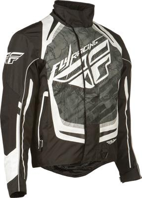 Fly Racing - Fly Racing SNX Pro Jacket - 470-2180M - Black/White - Medium