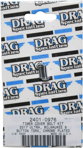 Drag Specialties - Drag Specialties Timer Cover Bolt Kit - Smooth Button Head Torx - 2401-0976
