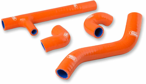 Moose Racing - Moose Racing Race Fit Radiator Hose Kit - 4 - Orange - 1902-1359