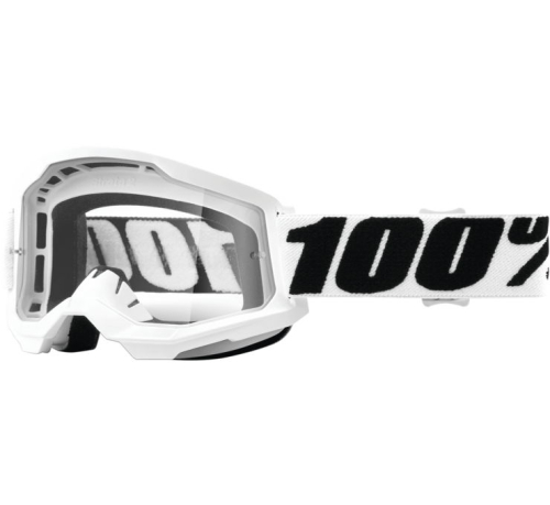 100% - 100% Strata 2 Everest Goggles - 50027-00009 - Everest / Clear Lens - OSFM