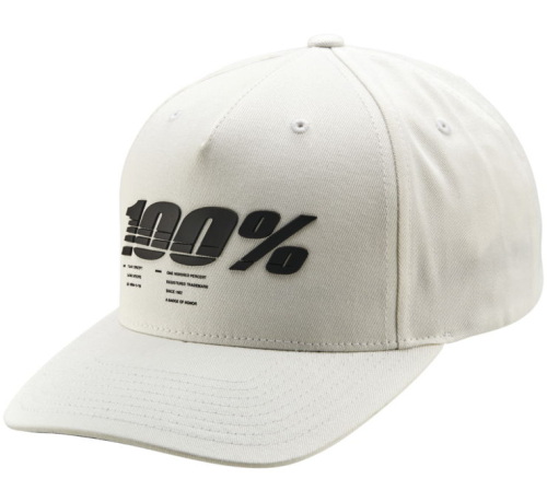 100% - 100% Staunch Hat - 20072-000-01 - White - OSFA