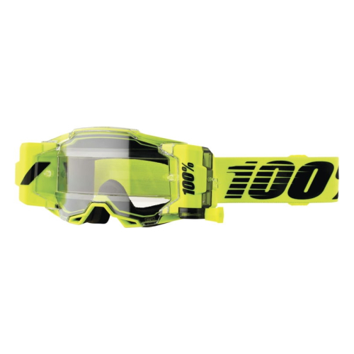 100% - 100% Armega Forecast Nuclear Citrus Goggles - 50006-00002 - Nuclear Citrus / Clear Lens - OSFM