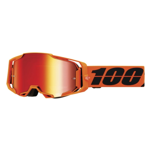 100% - 100% Armega Cw2 Goggles - 50005-00012 - Cw2 / Red Mirror Lens - OSFM