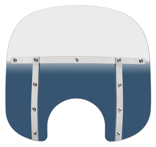 Memphis Shades - Memphis Shades Memphis Fats Windshield (7in. Cutout) - 13in. - Gradient Blue - MEM3116