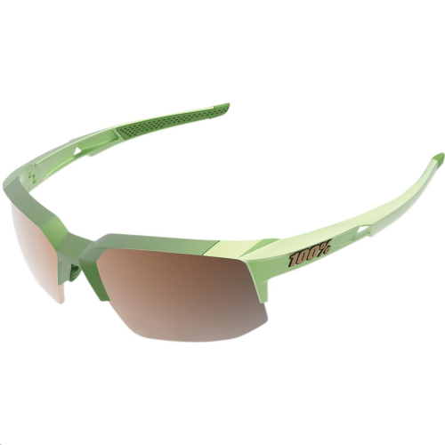100% - 100% Speedcoupe Sunglasses - 61031-389-80 - Matte Metallic Viperidae/Bronze Mirror Lens - OSFA