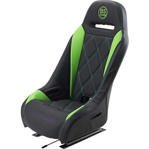 BS Sand - BS Sand Extreme Seat - Diamond - Black/Green - EBUBLBDKW