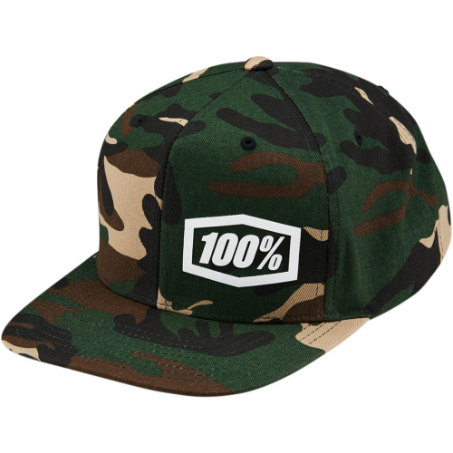 100% - 100% Snapback Machine Hat - 20021-064-01 - Camo - OSFA