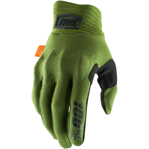 100% - 100% Cognito Gloves - 10013-216-11 - Green/Black - Medium