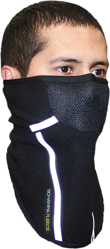 Schampa - Schampa Facefit Fleece Face Mask - FMF02 - Black - OSFM