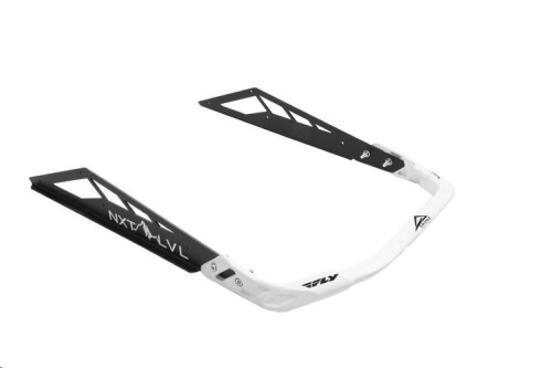 Skinz Protective Gear - Skinz Protective Gear Rear Aluminum Bumper - Black White - NXPRB226-FBK/WHT