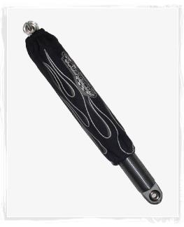 Shock-Pros - Shock-Pros Flame Shock Covers - Black - A201BKFL