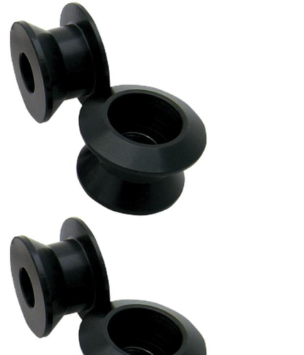 Bolt MC Hardware - Bolt MC Hardware Universal Swingarm Spools - Black - 2009-SSS.B