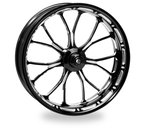 Performance Machine - Performance Machine Heathen Trike Front Wheel - 21 x 3.5in - Platinum Cut - 1522-7106R-HEAAM-BMP