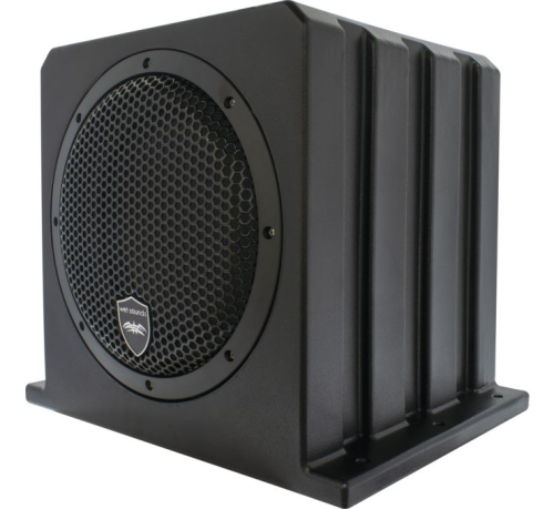 Wet Sounds - Wet Sounds Stealth Series Amplified Subwoofer with Enclosure - 10in. - 500-Watt Amp - STEALTH AS-10