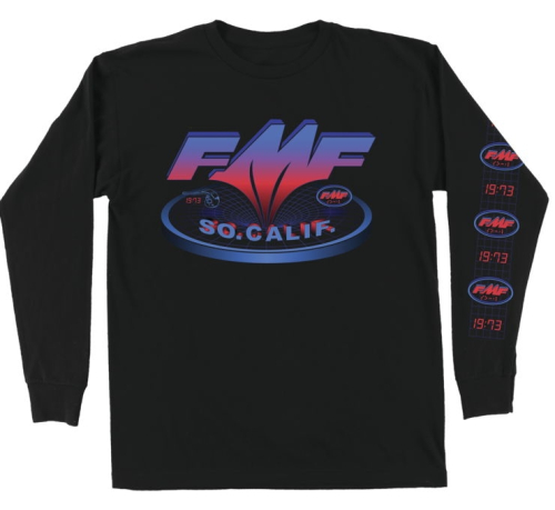 FMF Racing - FMF Racing Black Hole Long Sleeve T-Shirt - FA21119900-BLK-MD - Black - Medium