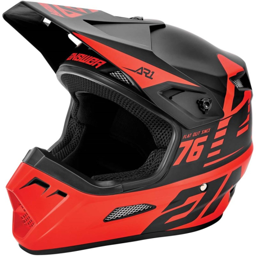 Answer - Answer AR1 Bold Helmet - 0411-0630-0952 - Black/Answer Red - Small