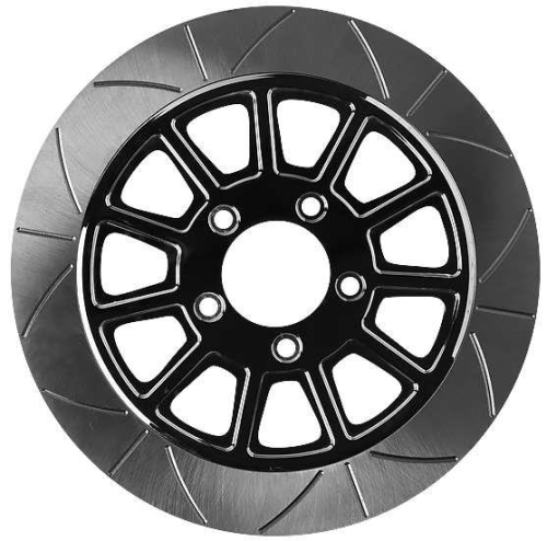 Lyndall Racing Brakes - Lyndall Racing Brakes Smooth 11-Spoke Racing Rotor - 11.8in. - Chrome - 737-3427