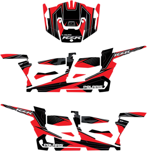 DCOR - DCOR Graphic Kit - Red/Black - 20-60-117