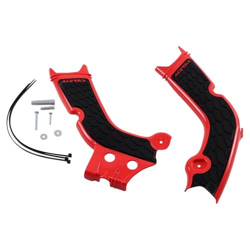 Acerbis - Acerbis X-Grip Frame Guards - Red/Black - 2736331018