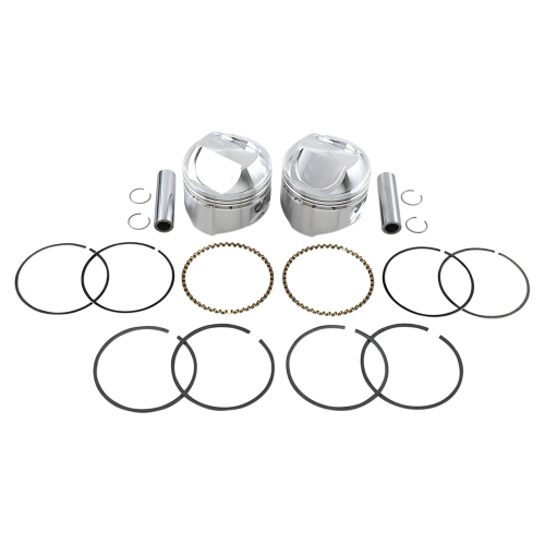 Wiseco - Wiseco K Piston Kit (80ci., Domed) - .010in. Oversize to 3.507in., 9.5:1 Compression - K1624