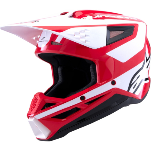 Alpinestars - Alpinestars SM3 Heat Helmet - 8301026-3126-L - Red/White/Black Gloss - Large
