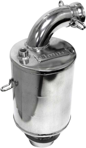 BikeMan Performance - BikeMan Performance Full Velocity Muffler - Ceramic Chrome - 02-222-C