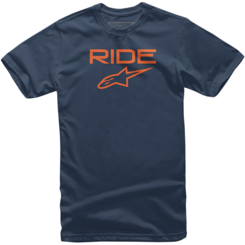 Alpinestars - Alpinestars Ride 2.0 Youth T-Shirt - 3038-72010-7032-M - Blue/Orange - Medium