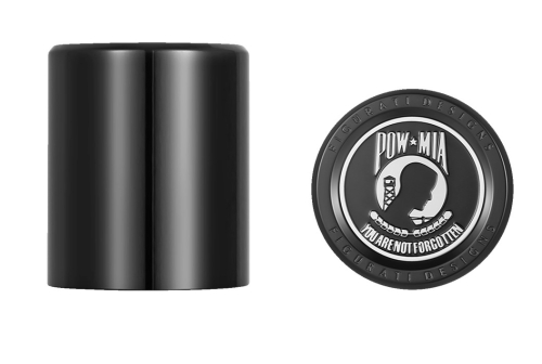 Figurati Designs - Figurati Designs Docking Hardware Cover - Black with POW MIA - FD50-DC-2730-BK
