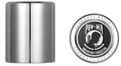 Figurati Designs - Figurati Designs Docking Hardware Cover - Stainless Steel with POW MIA - FD50-DC-2730-SS