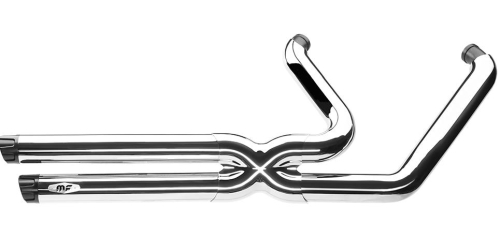 MagnaFlow - MagnaFlow Legacy Gen-X 2-Into-2 Exhaust System - Chrome - 7211807