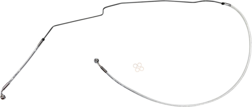 Magnum - Magnum Braided Front Brake Line - +4in. - Sterling Chromite - AS375144