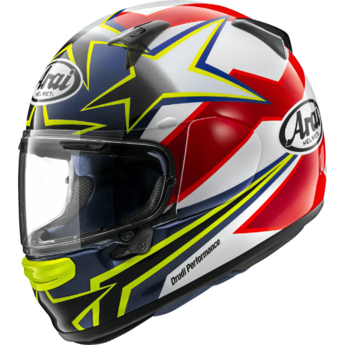 Arai Helmets - Arai Helmets Regent-X Stars and Stripes Helmet - 0101-17459 - Stars and Stripes Yellow - Medium