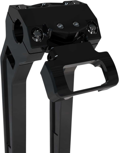 LA Choppers - LA Choppers Gauge Mount - Single - Black Anodized - LA-7397-00B