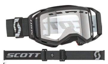 Scott USA - Scott USA Prospect 2.0 SMB Goggles - 421504-1007043 - Black/White/Clear Lens - OSFM