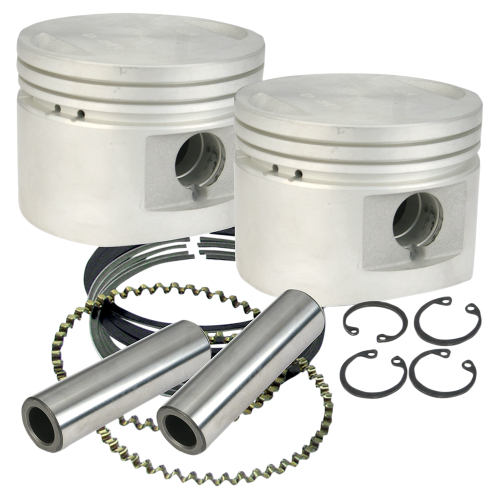 S&S Cycle - S&S Cycle 80in. Piston Kit for Stock or S&S Motor - +.020in. Oversize - 920-0027