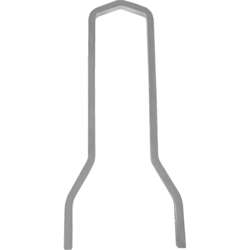 Drag Specialties - Drag Specialties Square Sissy Bar - Tall - 15.4in. x 8.25in. - Chrome - 1501-0783